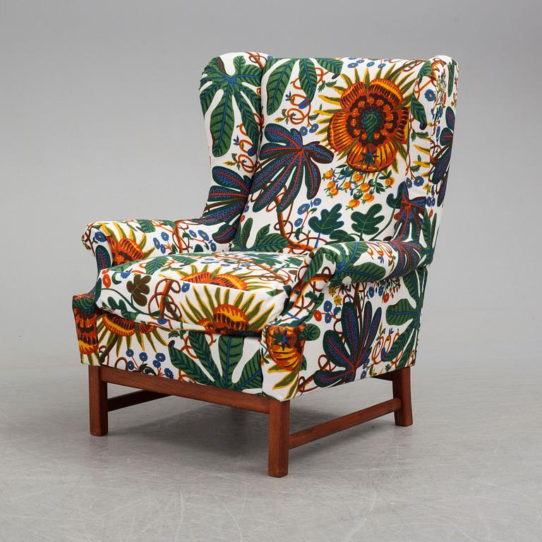 JOSEF FRANK, fåtölj "Oxford", modellnummer 3543, Firma Svenskt Tenn.