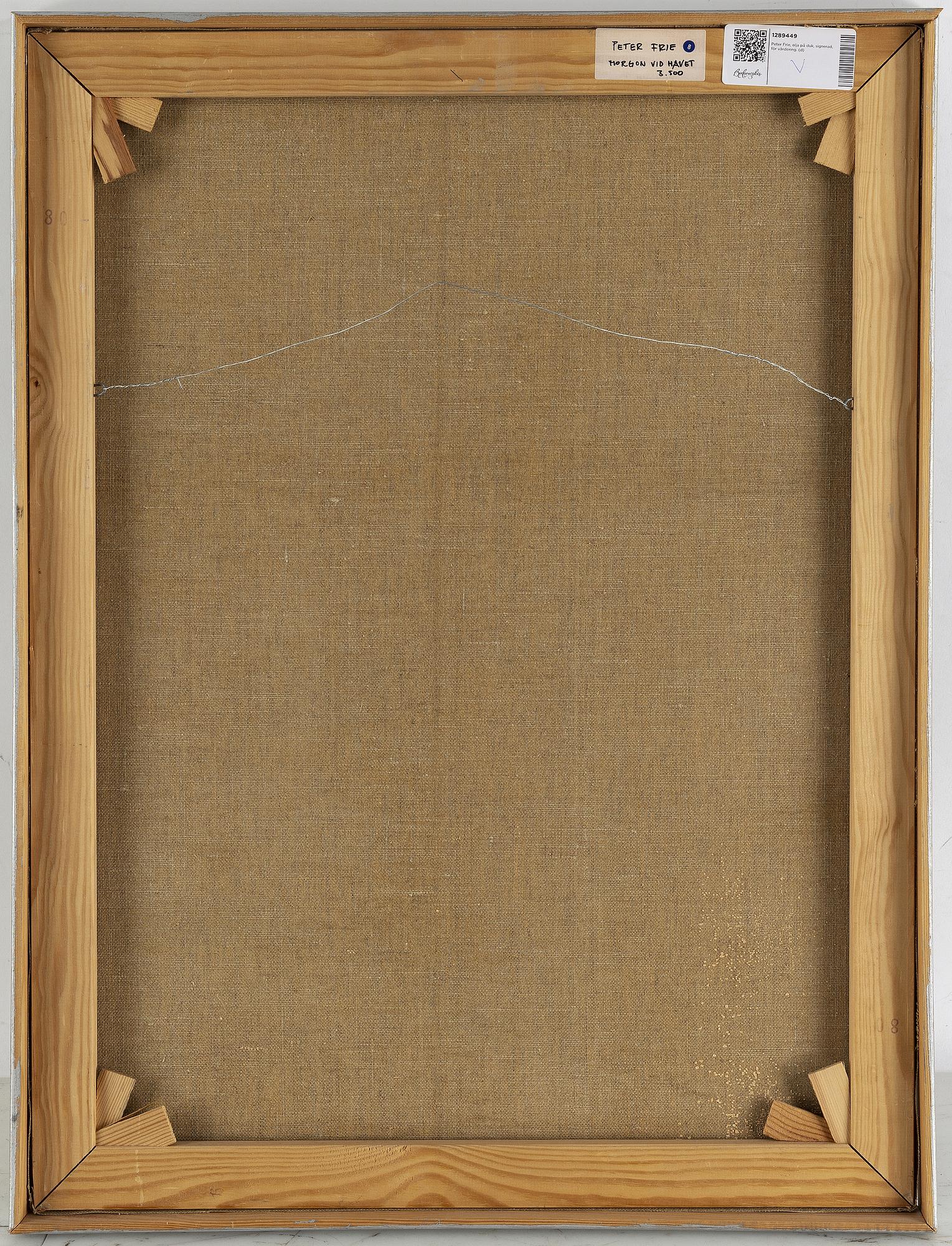 Peter Frie, oil on canvas.