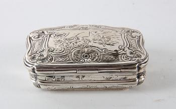DOSA, silver, rokokostil, 1800-tal.