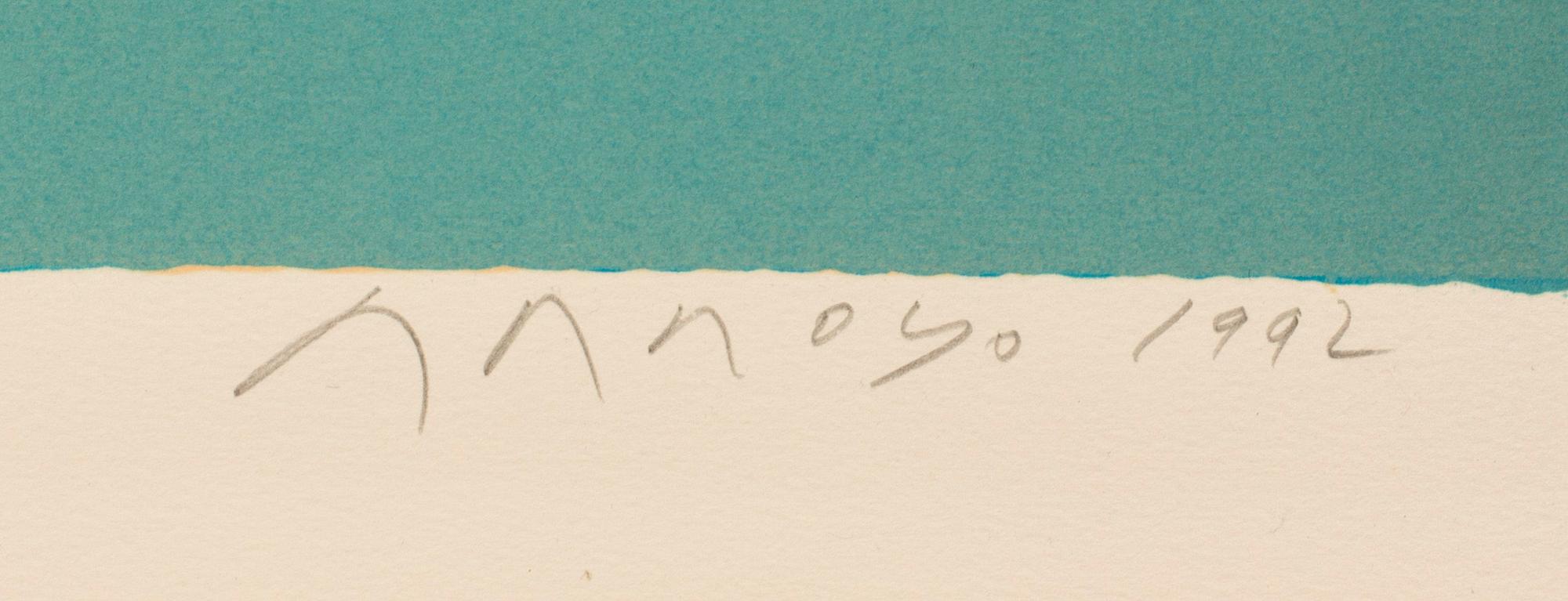 EDUARDO ARROYO, colour lithographe, signed and numbered 52/100, dated 1992.