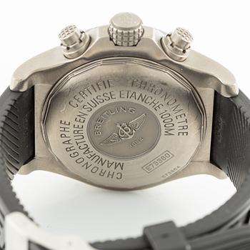 Breitling, Chrono Avenger M1, chronograph, wristwatch, 44 mm.