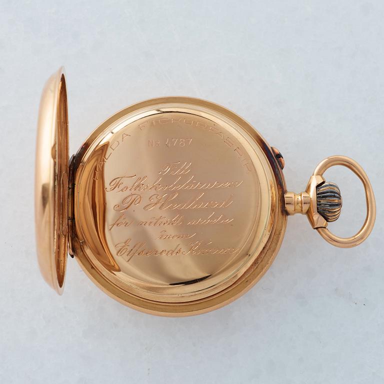 HALDA WATCH FACTORY, pocket watch, 49,5 mm,