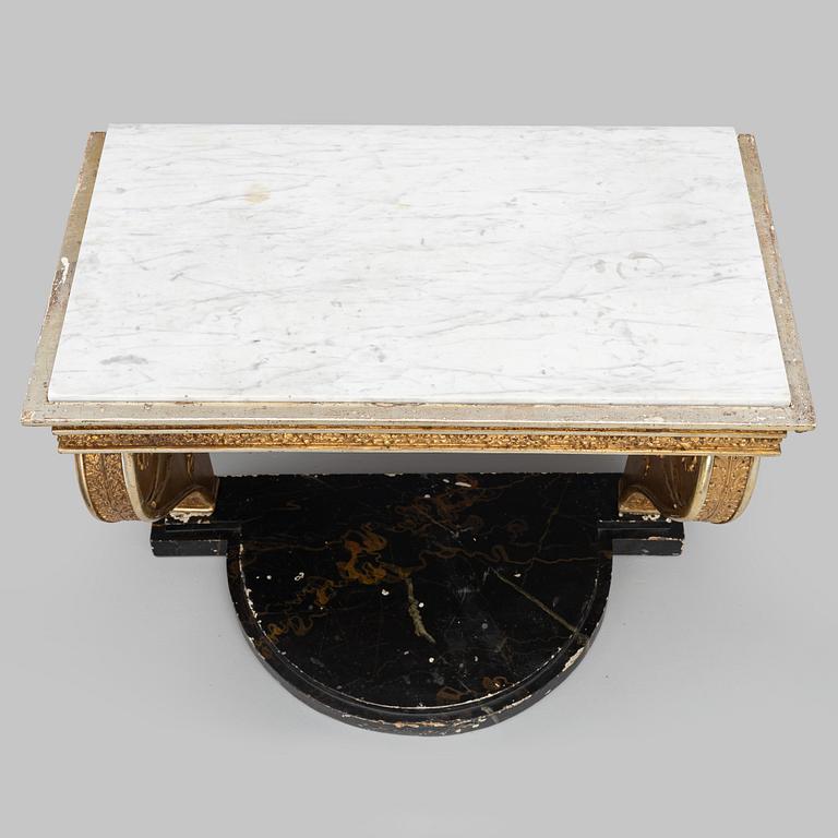 Konsolbord, senempire, 1800-talets första hälft.