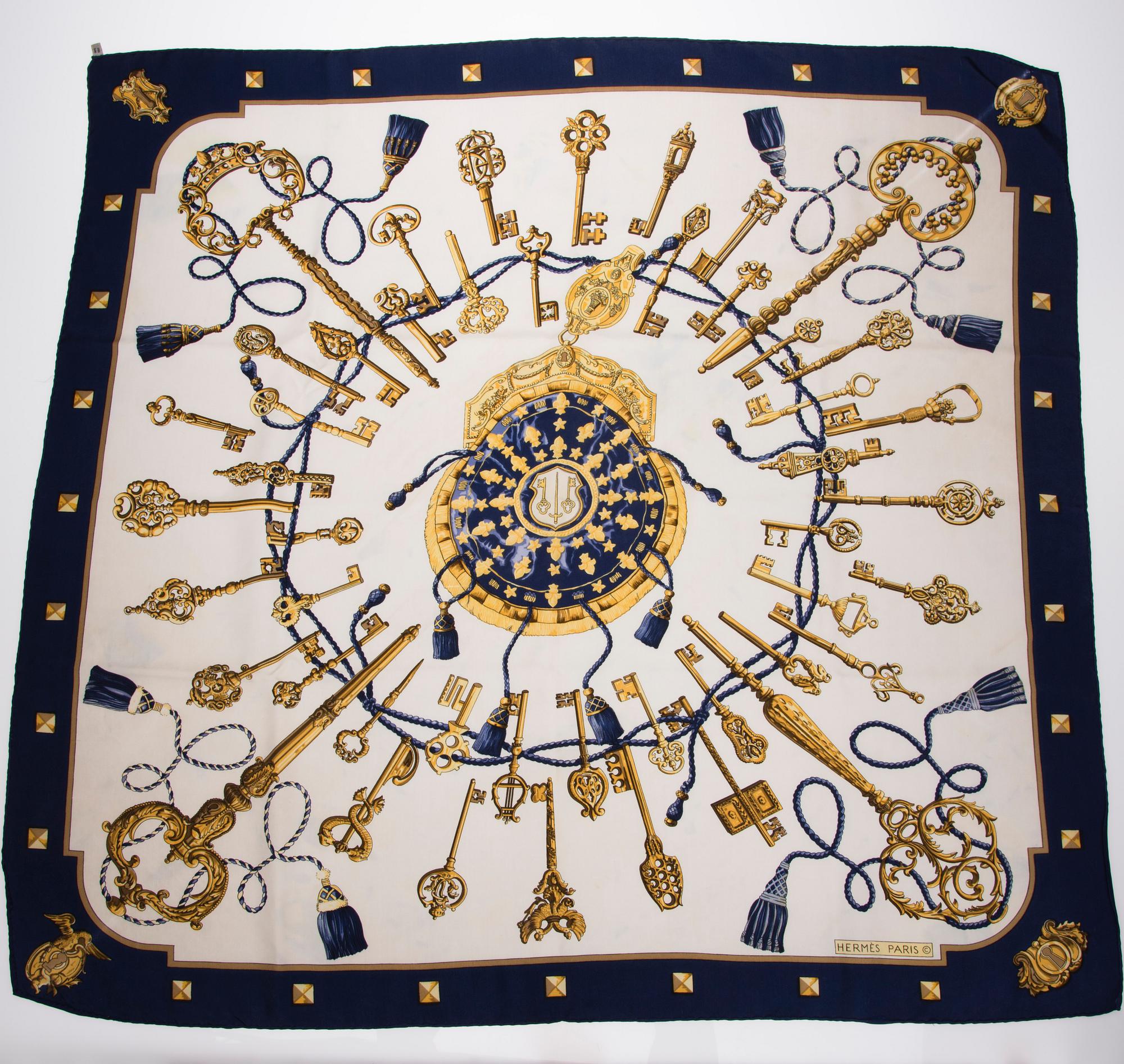 SCARF, "Les Cles", Hermès.