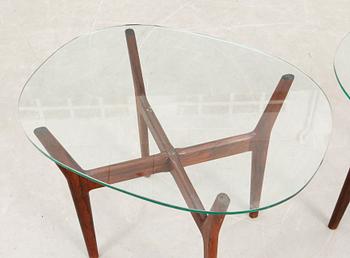 LAMPBORD, ett par, "Prisma", Alf Svensson för Bra Bohag, formgivet 1956.