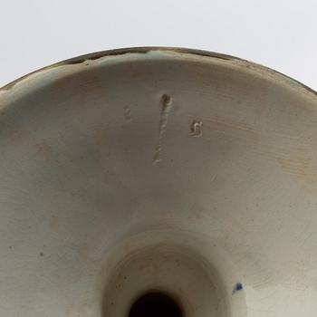 Two footed bowls Rörstrand, Art Nouveau early 20th century.