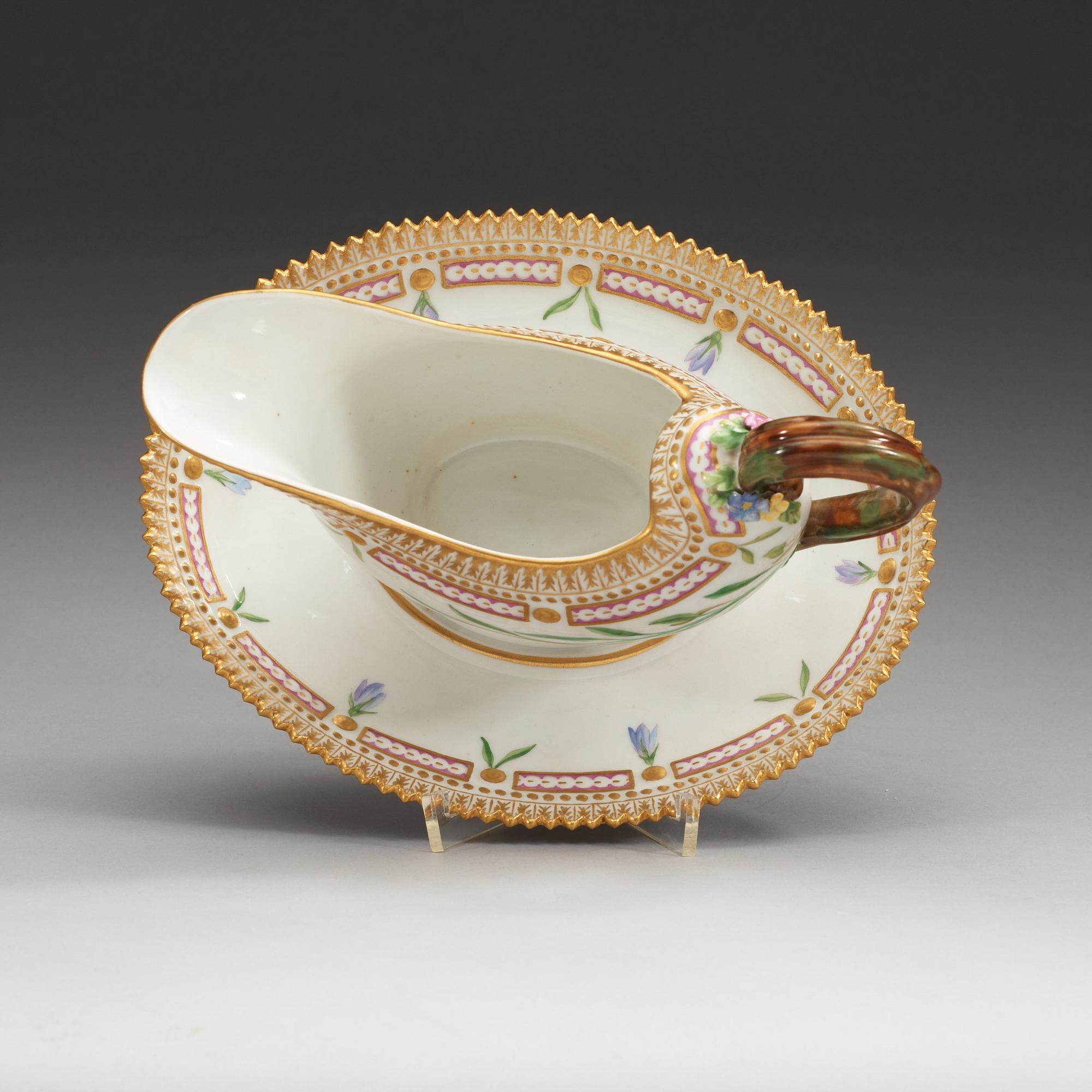 SÅSSNIPA, porslin. "Flora Danica", Kungl Dansk, 1900-tal.
