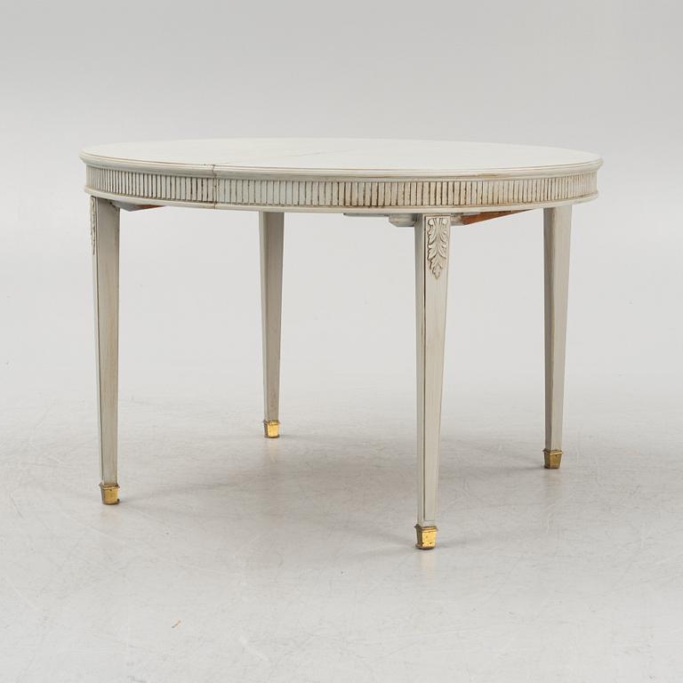 Matbord, gustaviansk stil, 1900-tales mitt.