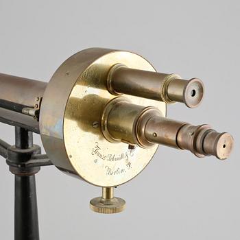 A metal measuring instrument, No 9806, Franz Schmidt & Haensch, Berlin, made around year 1900.