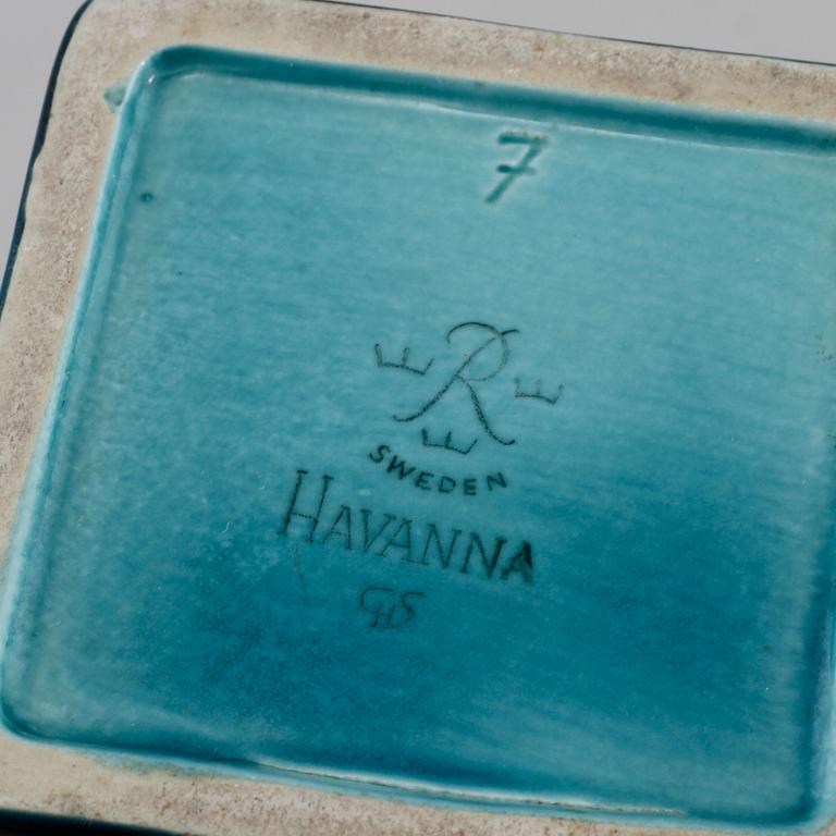 VAS, flintgods, "Havanna", Carl-Harry Stålhane, Rörstrand, 1900-talets andra hälft.