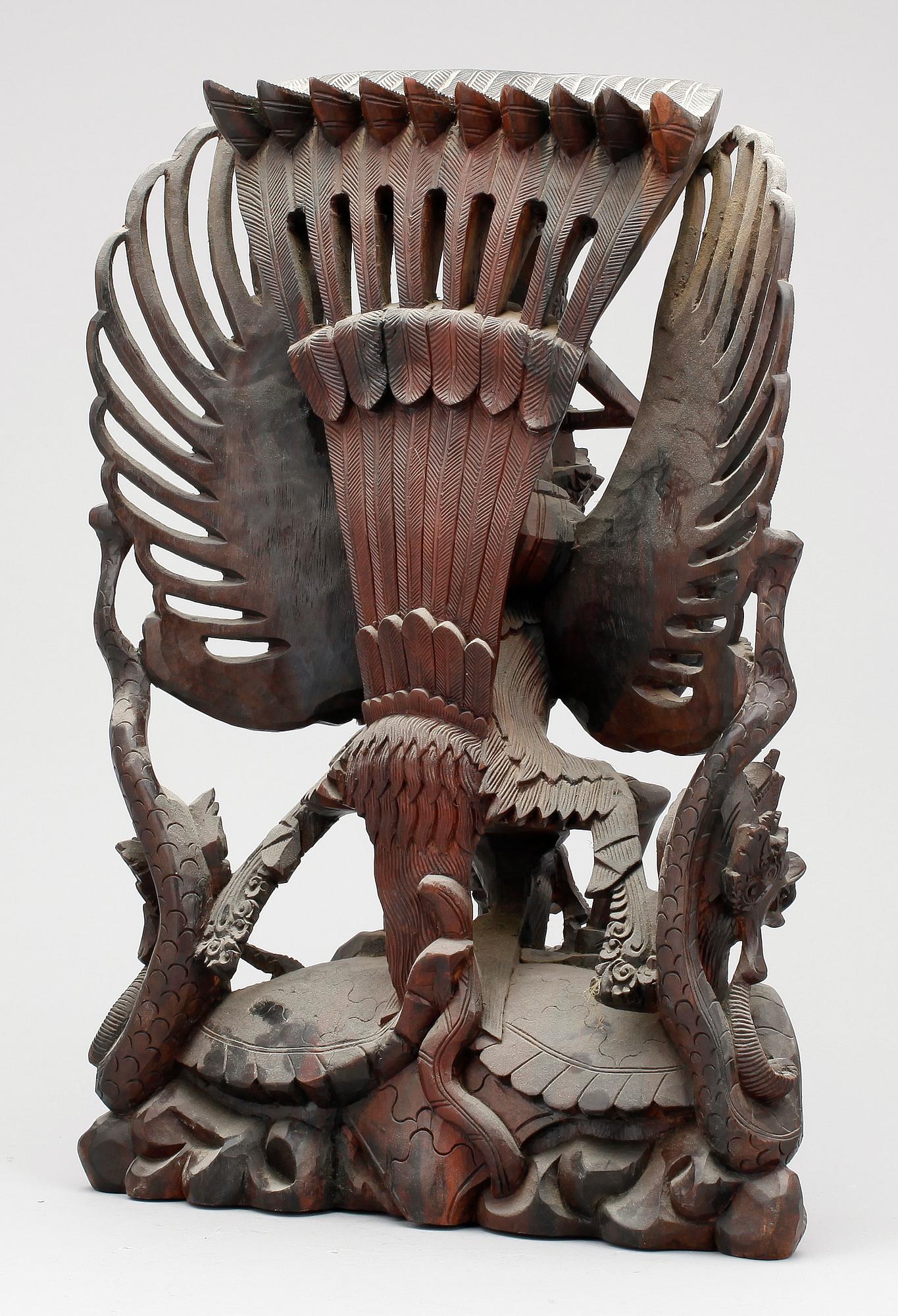 SKULPTUR, trä, Sydostasien, modern tillverkning.