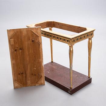 BORD / KONSOLBORD, sengustaviansk stil, sekelskiftet 1800/1900.