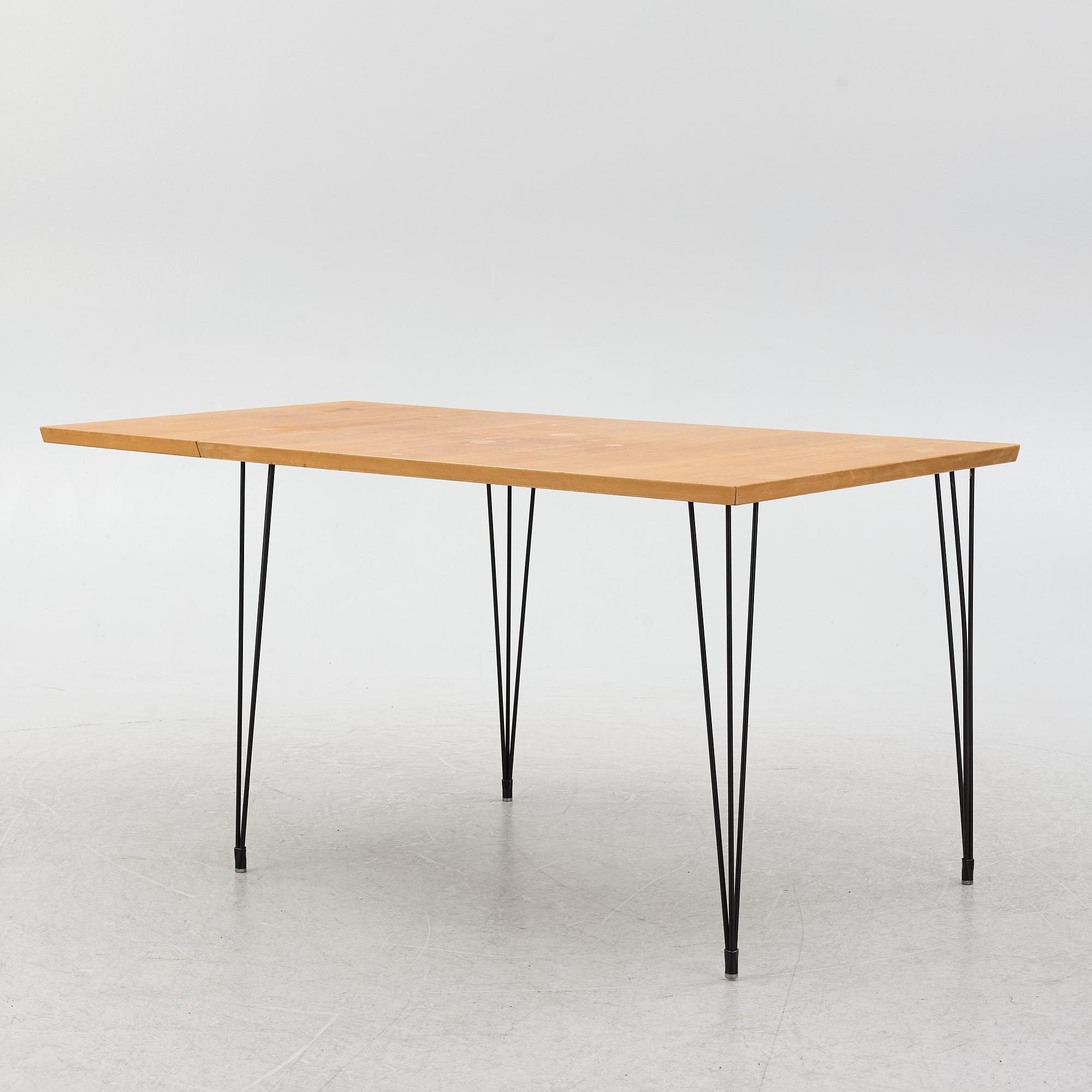 Dining table, mid-20th century.