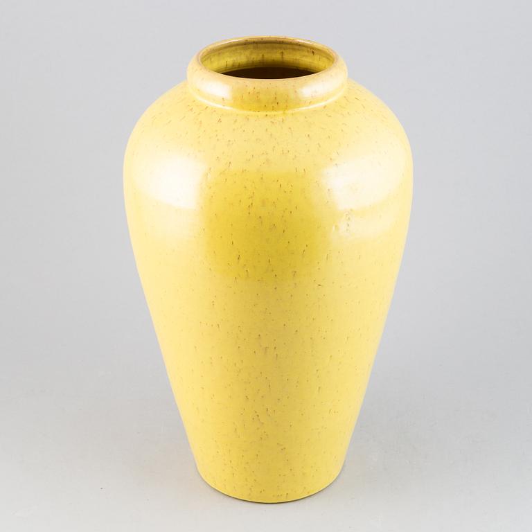 An earthenware floor vase from Nittsjö, mid 20th Century.