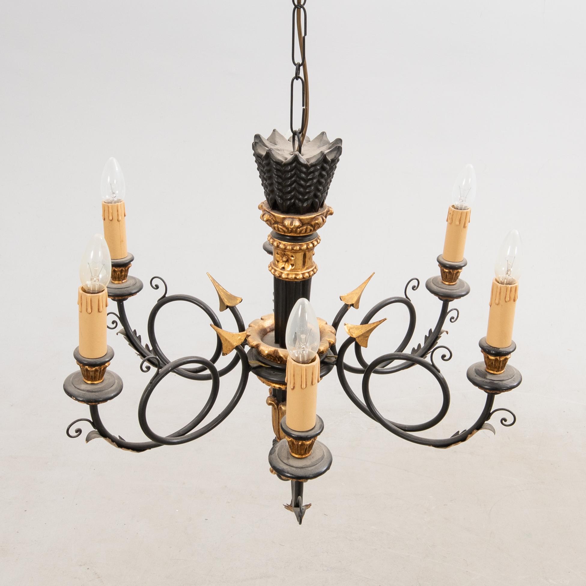 Chandelier, Empire style, 20th century.