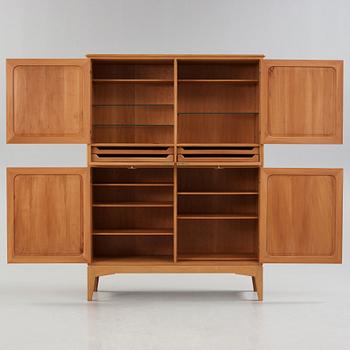 Carl-Axel Acking, A Carl-Axel Acking pear wood Swedish Modern cabinet, executed by carpentry Jörgen Andersson, Djursholm Stockholm 1943.