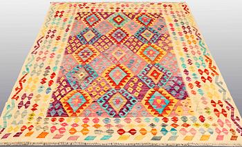 A Kilim carpet, ca 246 x 184 cm.