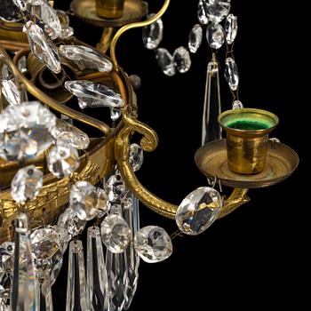 A second half of the 20th Century Gustavian style chandelier.