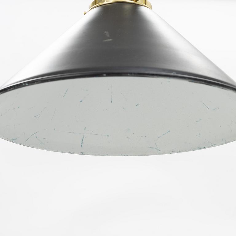 A set of lamps for a pooltable, 20th Century.