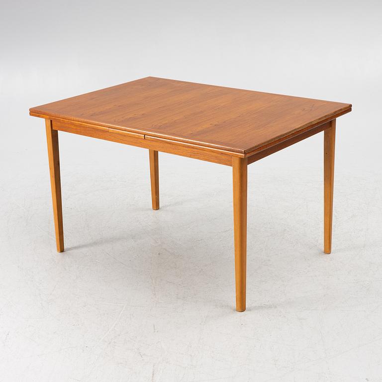 A dining table, teak, 1960s.