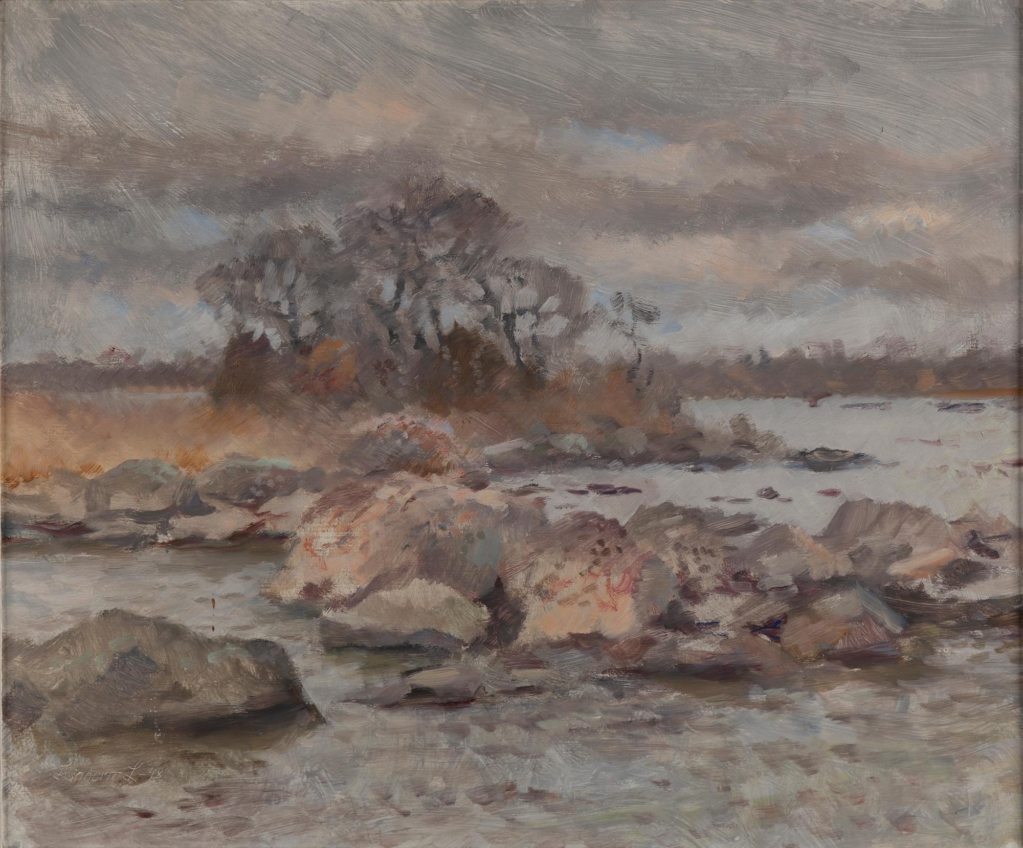 LINDORM LILJEFORS, oil on panel, signed and dated -48.