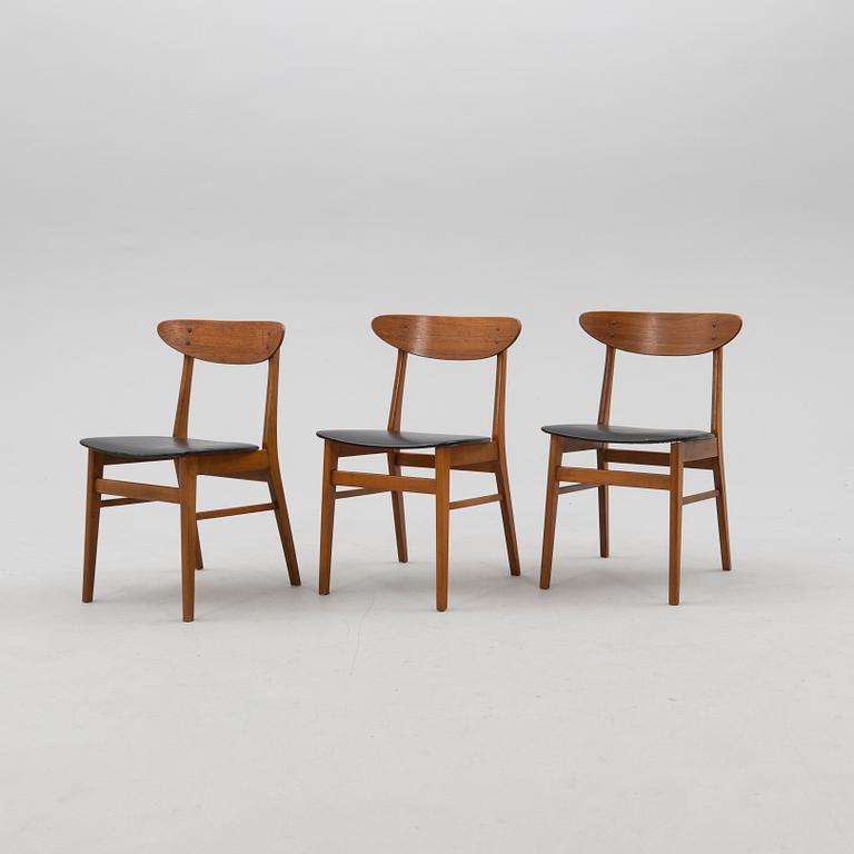 Chairs 6 pcs Farstrup Denmark 20th century mid.