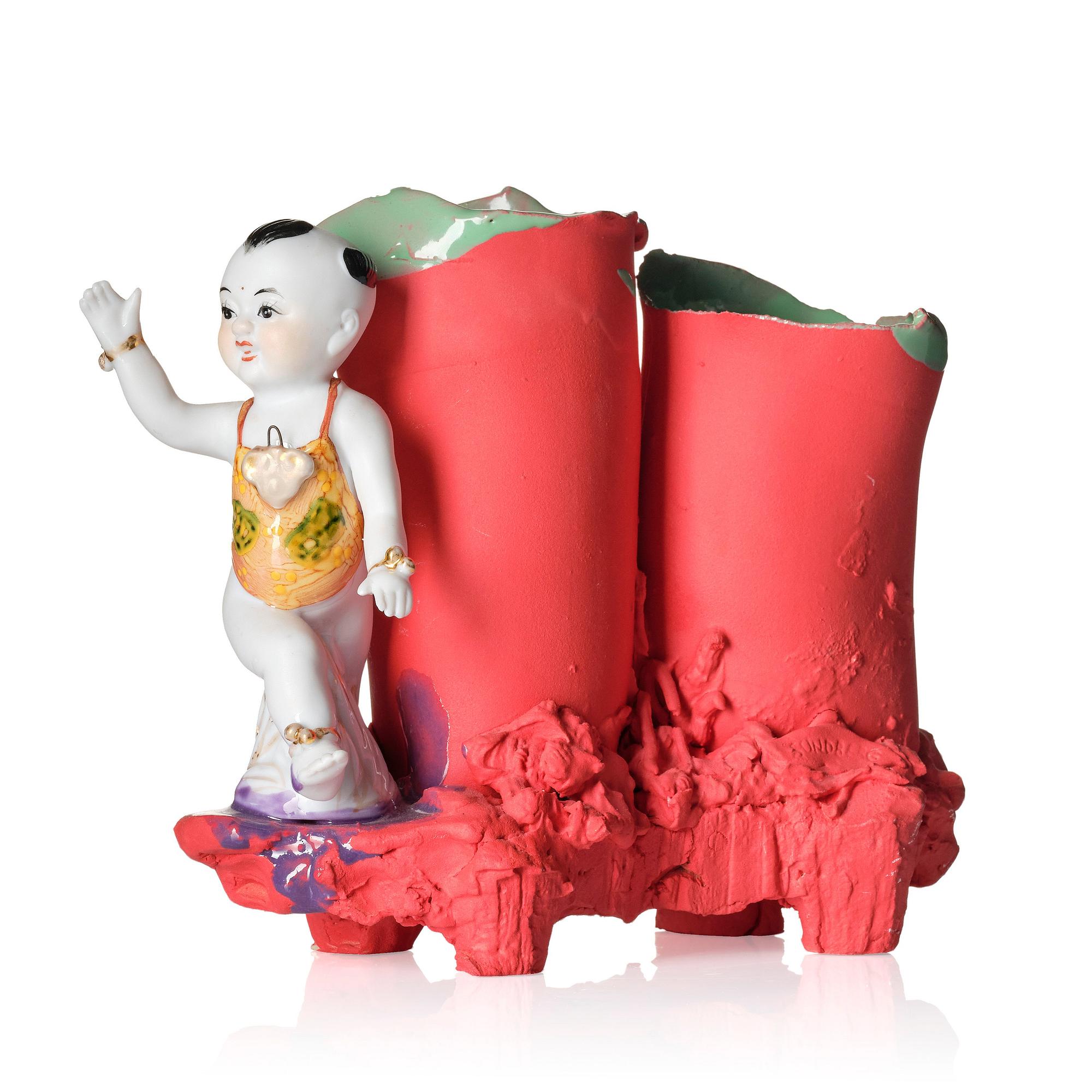 Per B. Sundberg, a ceramic sculpture, executed in his own studio, Sweden 2009.