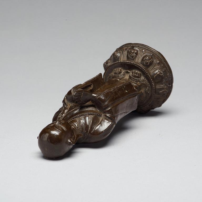 BUDDHA, brons. Sen Mingdynasti (1368-1644).