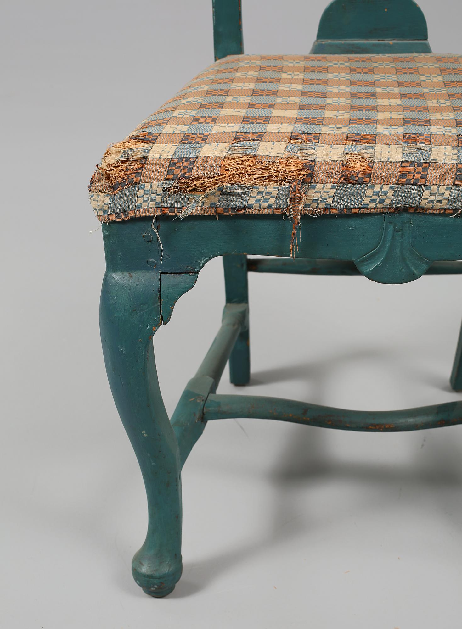 STOLAR, 7 st, senbarockstil, 1800-tal.