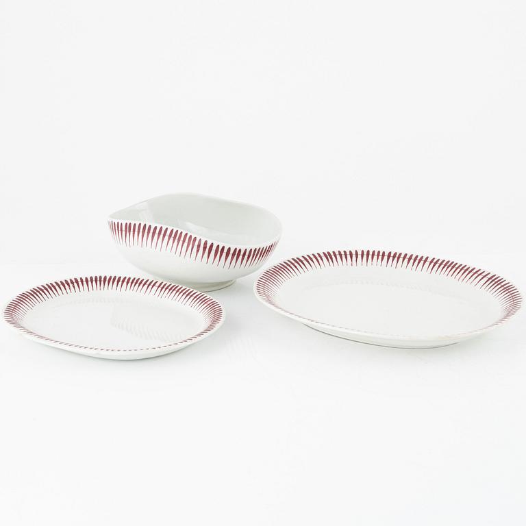 Servisdelar, 27 st, flintgods, Gustavsberg,