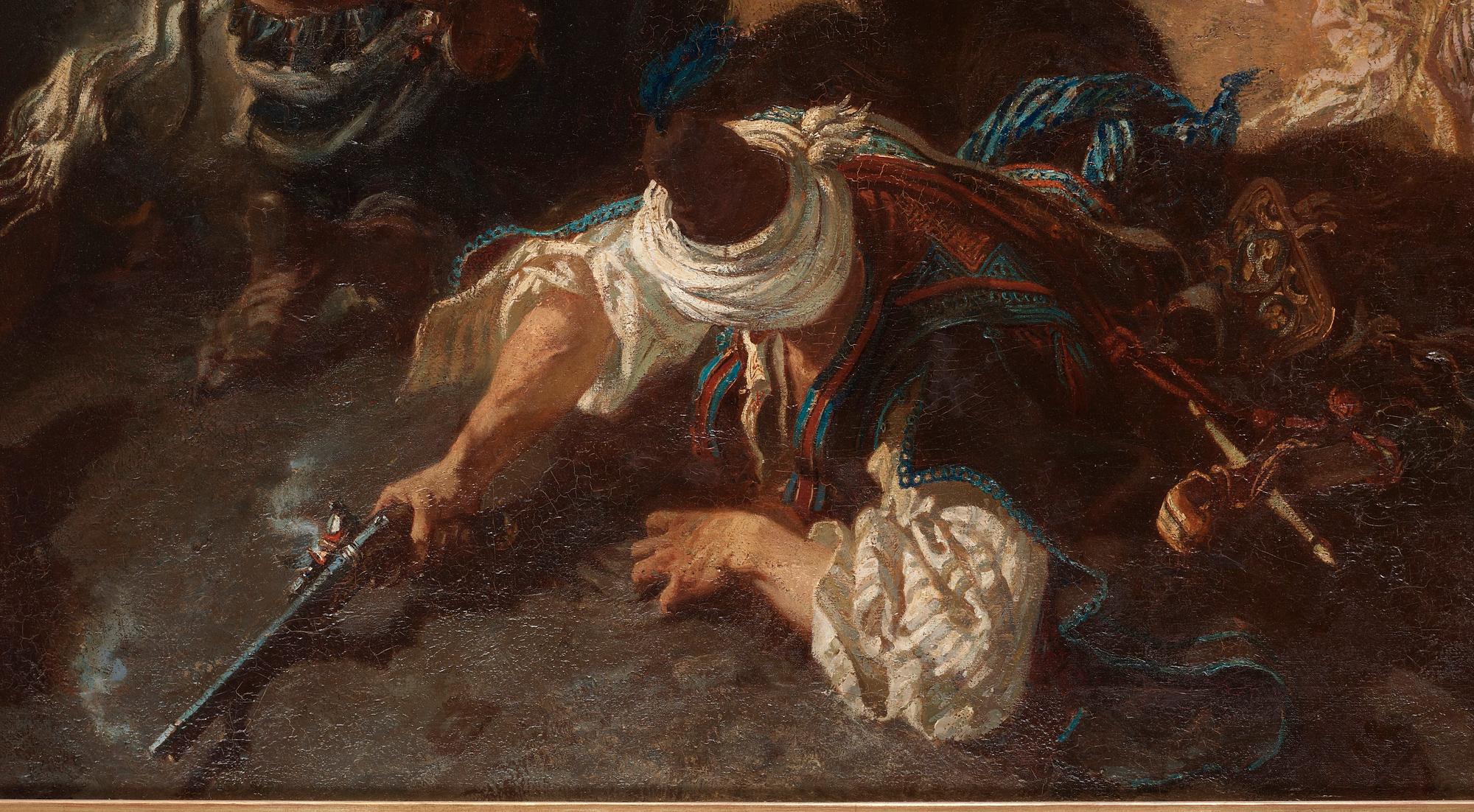 Charles Édouard Armand-Dumaresq, The battle of Bender.