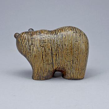 FIGURIN, stengods, "Björn", Lisa Larson, Gustavsberg, 1976.