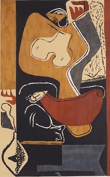 LE CORBUSIER, efter, färglitografi, signerad och daterad -54 i trycket.