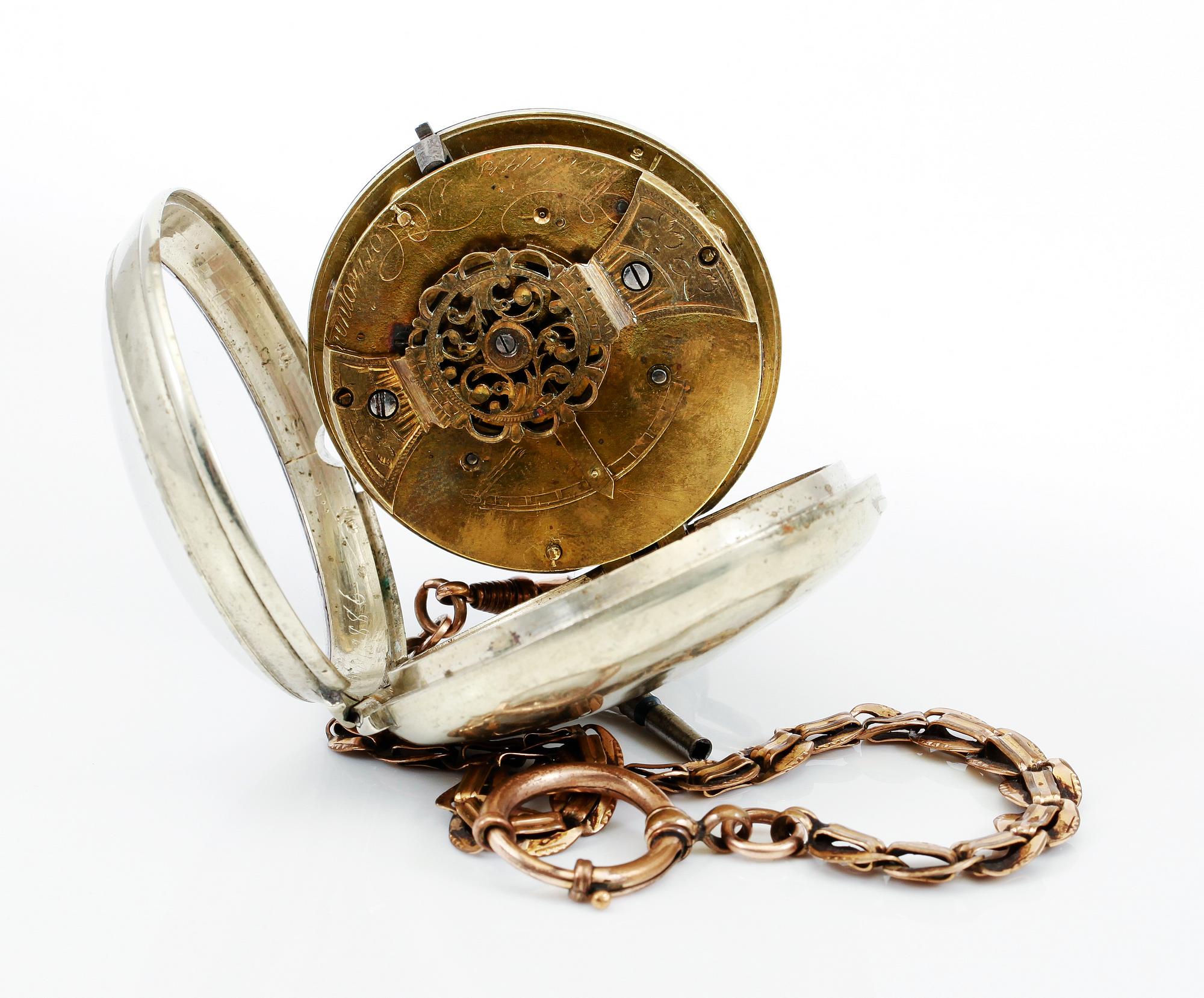 SPINDEL, 2 st, pläter, Wallerius, Norrköping, 1800-talets första hälft.