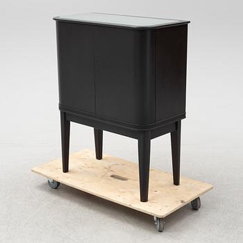 A painted bar cabinet, mid 20th  century.