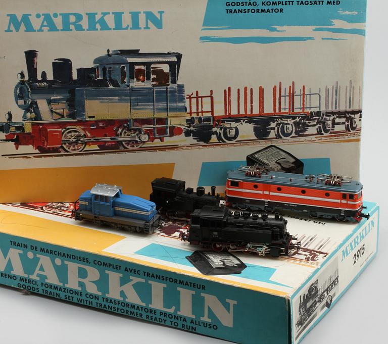 PARTI TÅGDELAR, Märklin, 1900-tal.