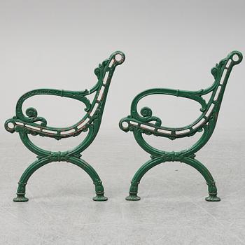 SOFFGAVLAR, ett par, J & C.G. Bolinder, AB Stockholm, 1900-tal.