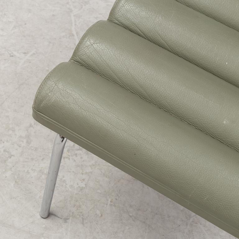 Gunilla Allard, a set of three 'Chicago' leather upholstered easy chairs, Lammhults, dated 2001.