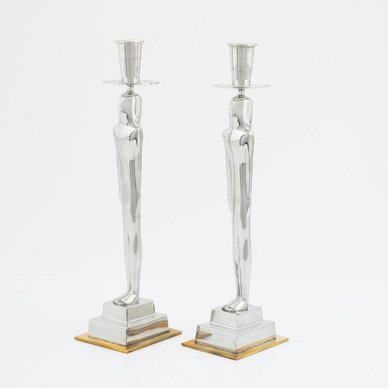 Edvin Öhrström, a pair of 'Egyptian' candlesticks, Svenskt Tenn, Stockholm 2015.