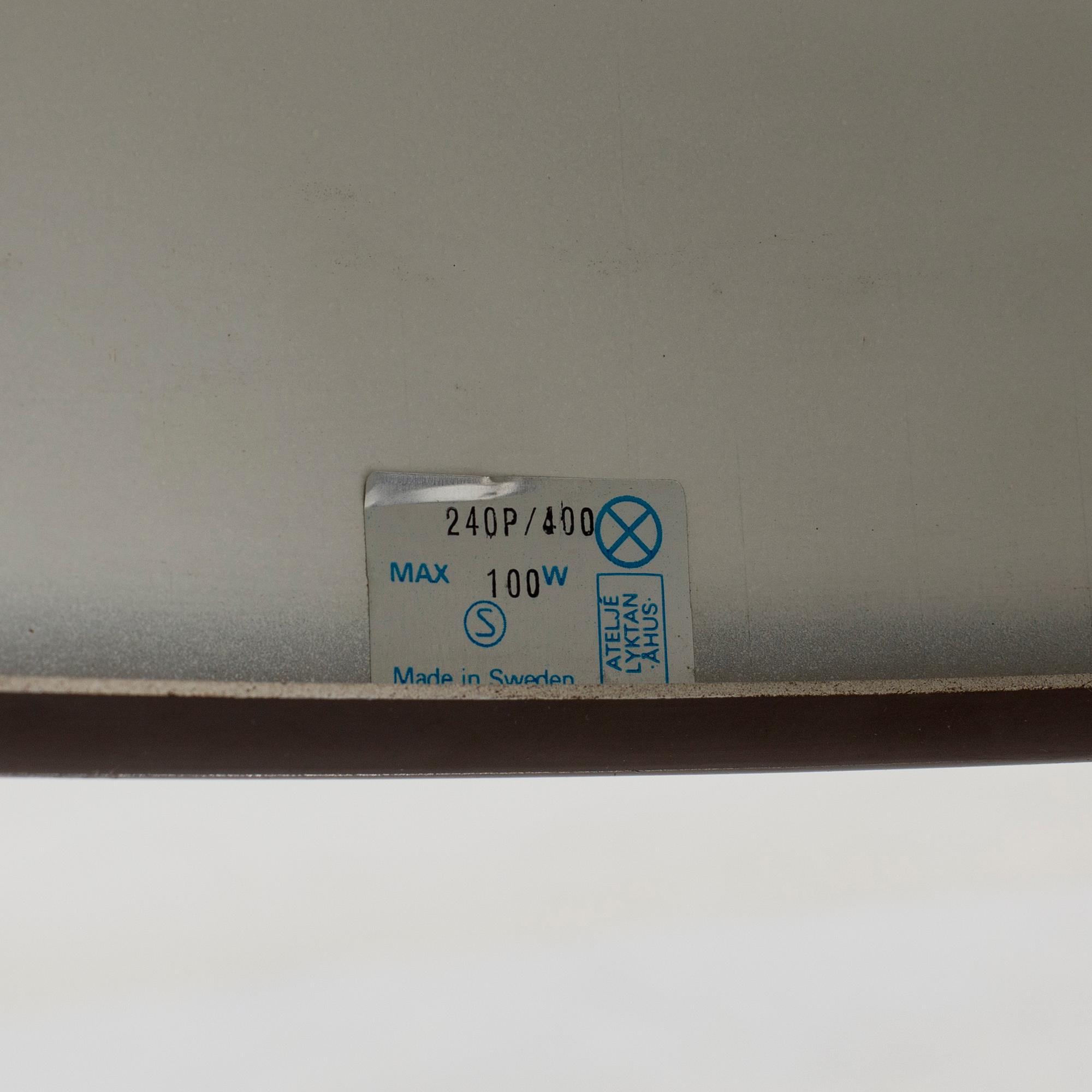 ANDERS PEHRSON, taklampa, "Bumlingen", Ateljé Lyktan, Åhus.