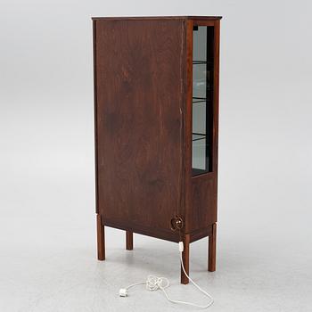 A rosewood-veneered display cabinet, Bruksbo, Norway, 1960's.
