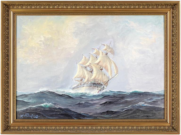 ALEXANDER WILHELMS, olja på duk, signerad.