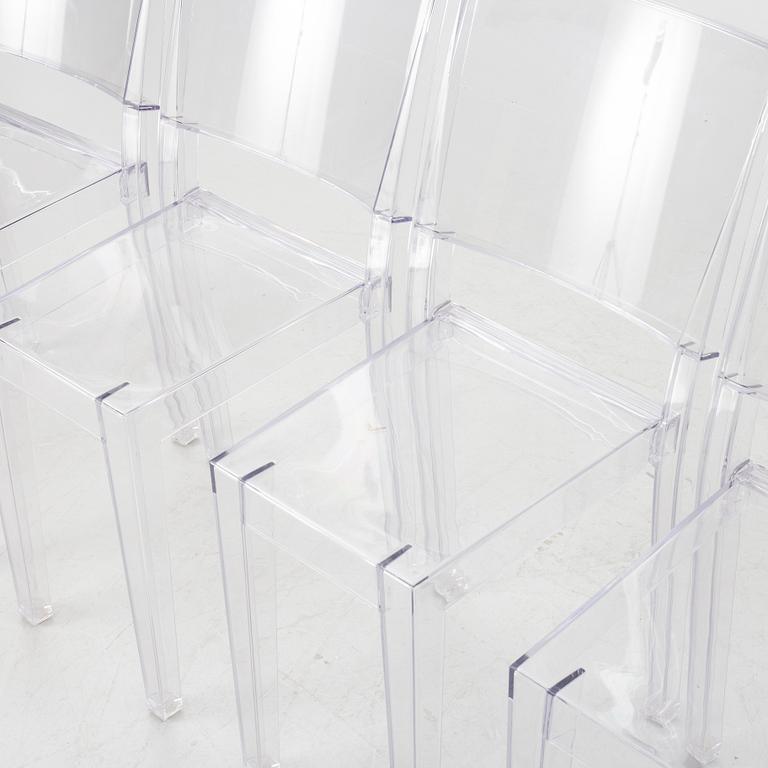 Philippe Starck, 8 st, "La Marie" Kartell, Italien, Modellen formgiven 1998.