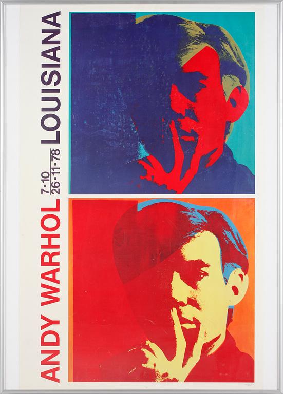 ANDY WARHOL, efter, affisch, Louisiana 26/11 78.