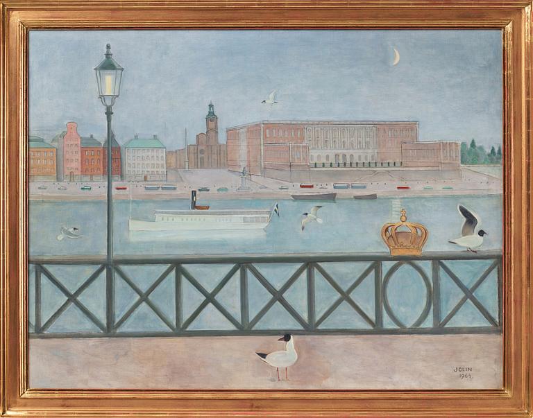 Einar Jolin, A view from Skeppsholmsbron.