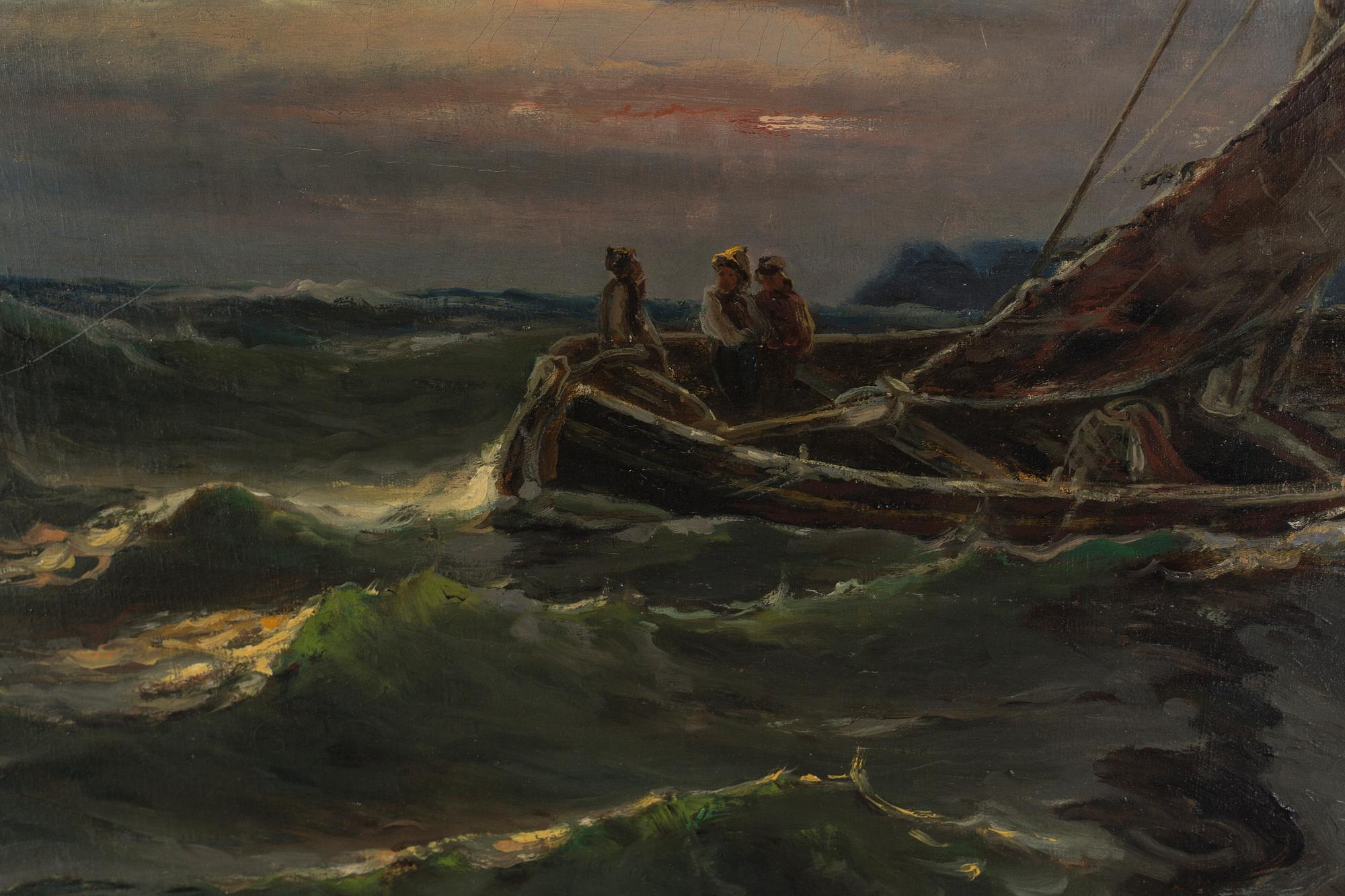 ADOLF NORDLING, oil on canvas, signed and dated -74.