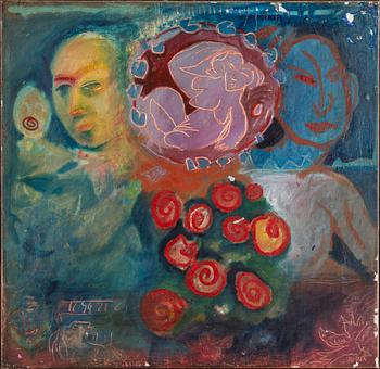 PETER APELGREN, olja på duk, ej signerad.