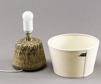 A mid 20th century Gunnar Nylund stoneware table lamp.