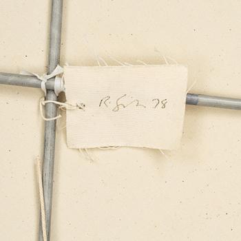 Richard Smith, oil on canvas, 7 parts, signed and dated -79 on label verso.
