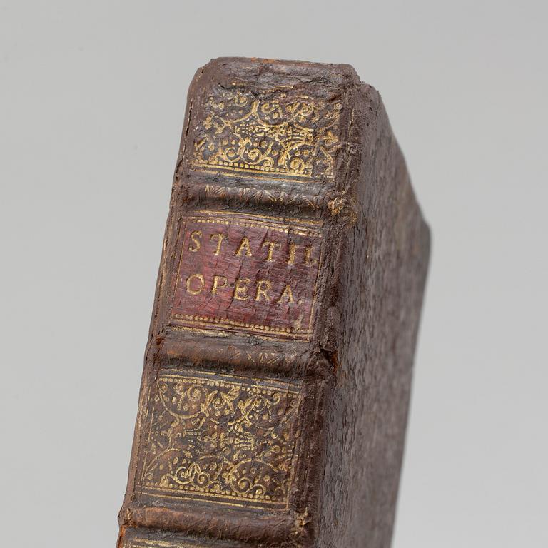 BOOK, Statius 1530, with Aldus’ Greek dictionary.